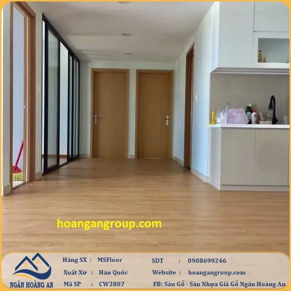 Sàn Nhựa Hèm Khoá MSFloor CW3807 4mm